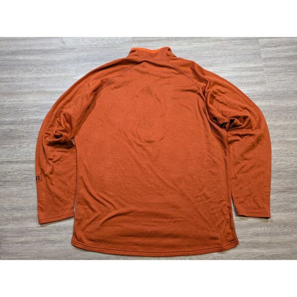 Vintage Patagonia Men's R.5 1/4 Zip Up Sweater - Rust Orange - Picture 8 of 11